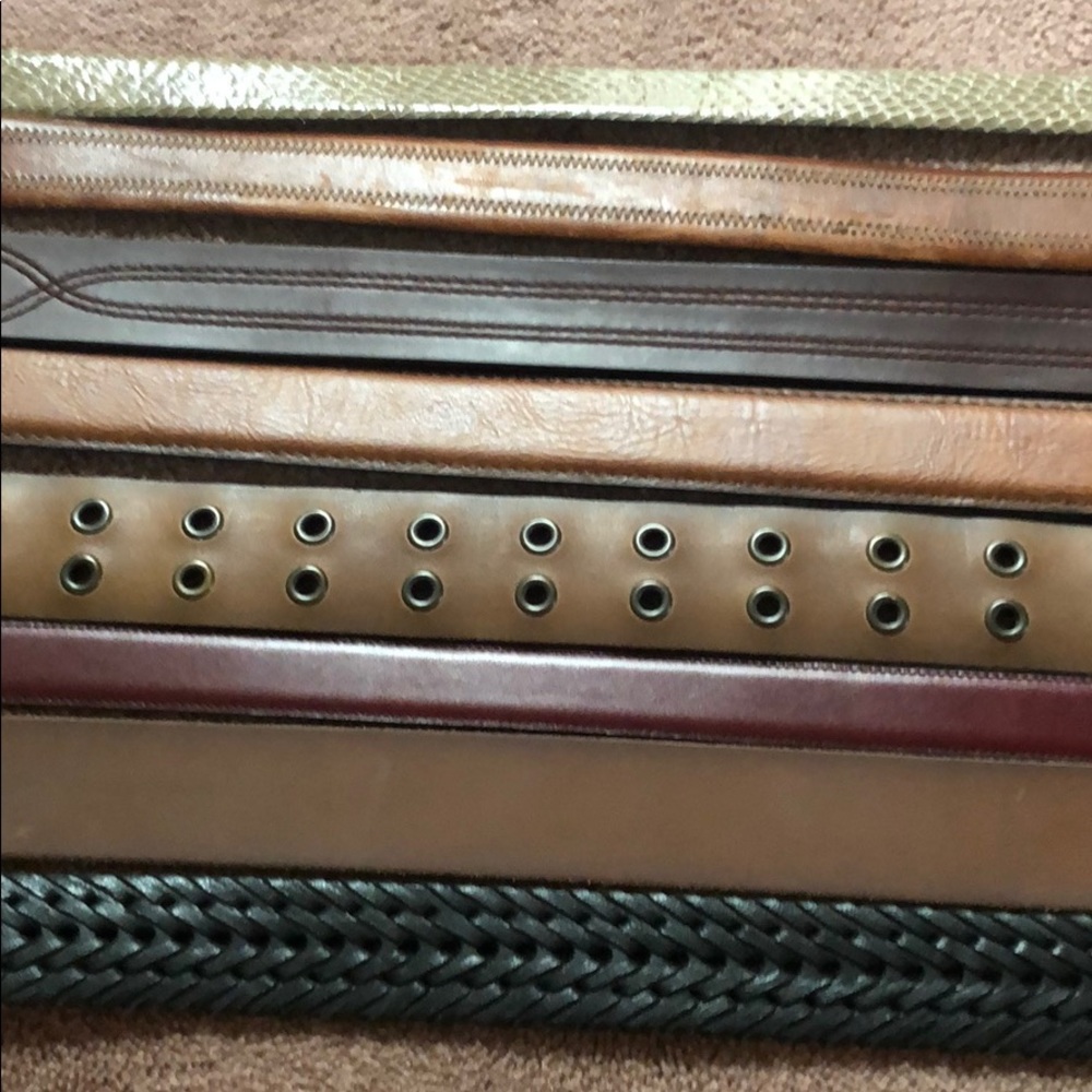 Lot of belts